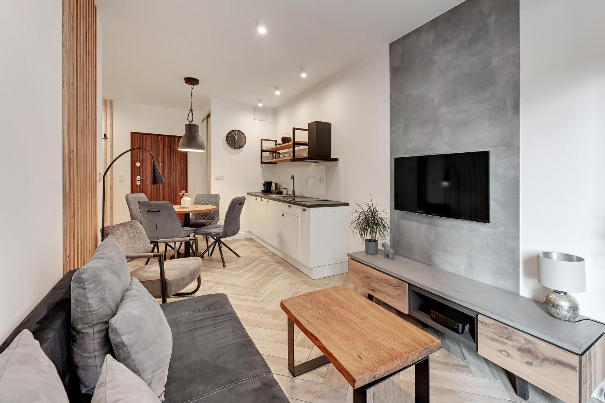 Aura III Apartments & Free Parking By Downtown Apartments Gdansk Room photo